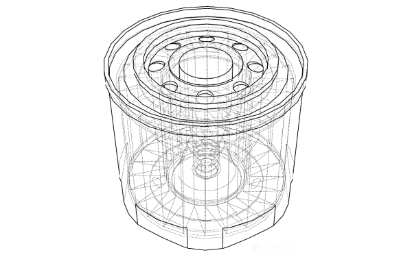 旋轉式機油濾清器外觀(guān)矢量圖.png