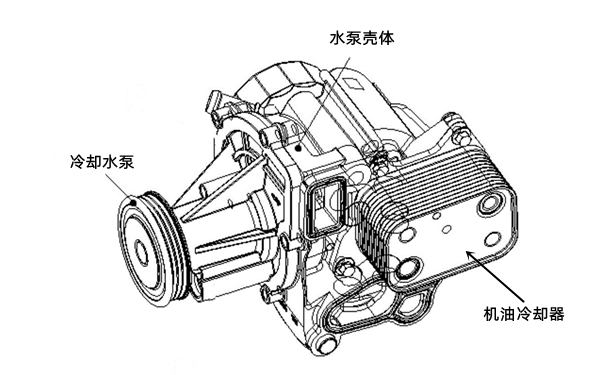 冷卻水泵結構圖-柴油發(fā)電機組.png