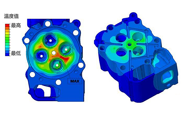 柴油機缸蓋工作中溫度分布圖.png