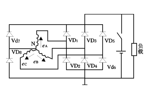 八管交流發(fā)電機內部電路圖.png