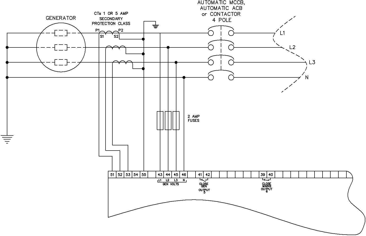 柴油發(fā)電機組深?？刂破鳠o(wú)接地保護接線(xiàn)圖.png