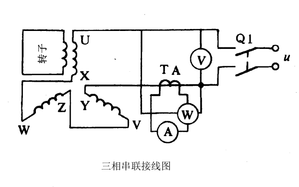 發(fā)電機零序電抗三相串聯(lián)試驗接線(xiàn)圖.png