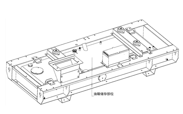 一體式底座油箱設計圖-康明斯柴油發(fā)電機組.png