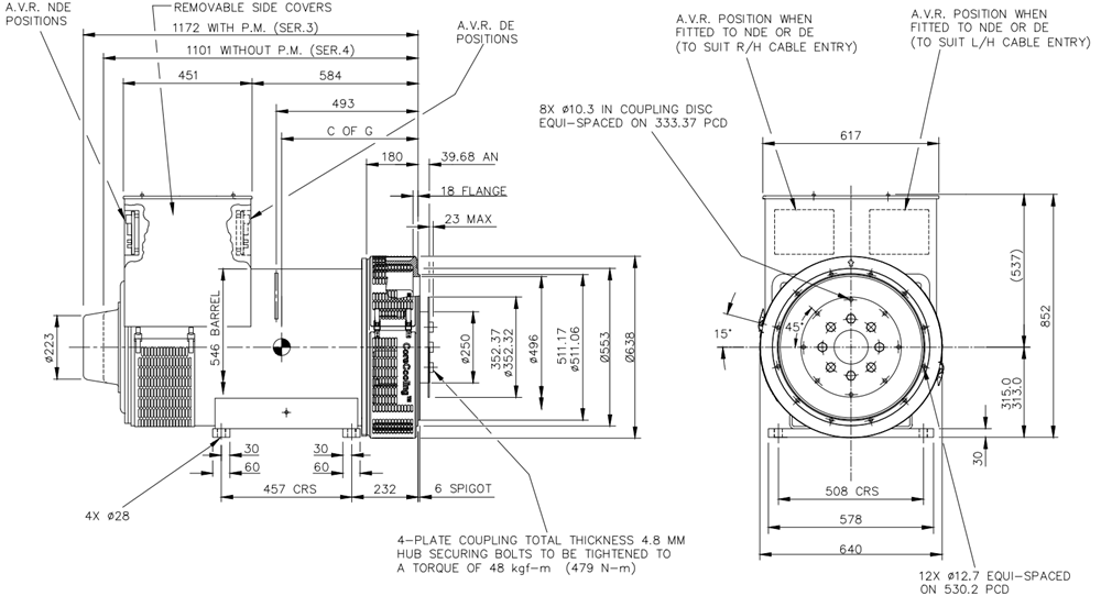 S4L1D-E41斯坦福發(fā)電機外形圖紙.png