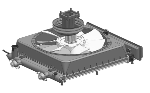 散熱器斜視圖-柴油發(fā)電機組.png