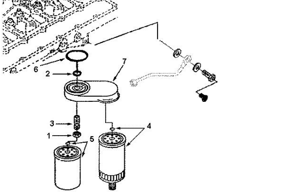 燃油濾清器組-康明斯柴油發(fā)電機組零件圖.png