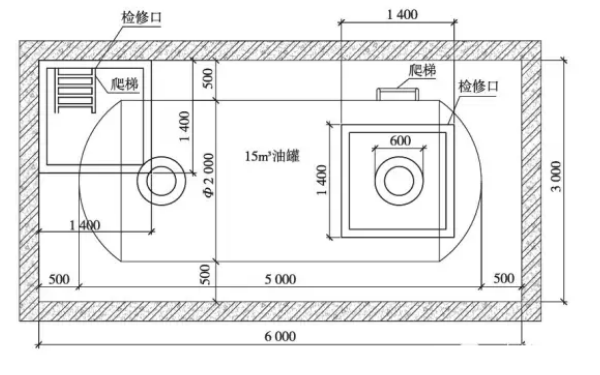 柴油發(fā)電機儲油罐結構圖.png