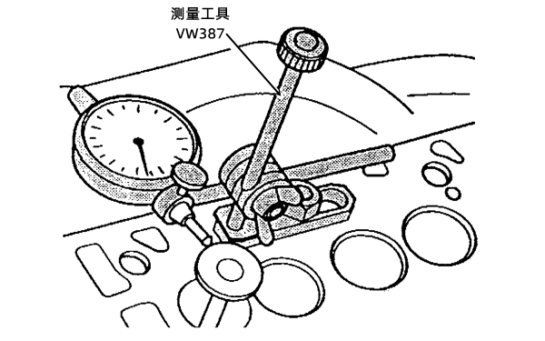 檢查氣門(mén)與導管間的間隙-康明斯柴油發(fā)電機組.png