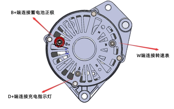 充電機（硅整流交流發(fā)電機）接線(xiàn)圖-康明斯柴油發(fā)電機組.png