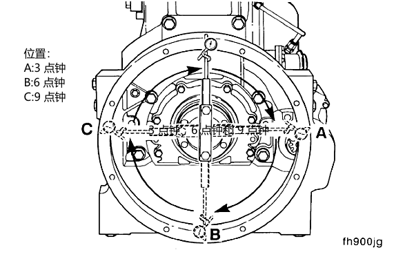 柴油機飛輪殼端面定位測量點(diǎn).png