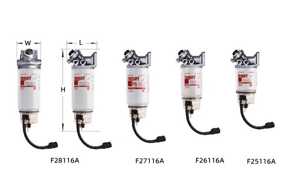 油水分離器規格圖-康明斯柴油發(fā)電機組.png