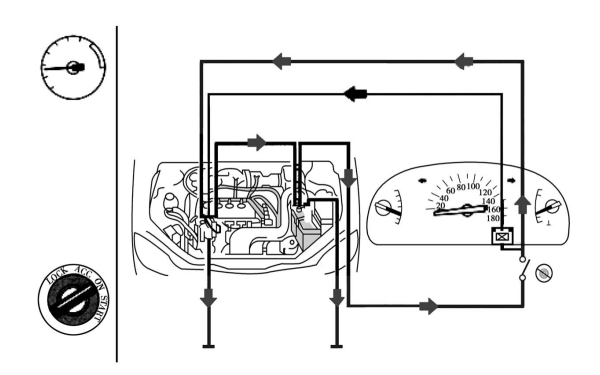 發(fā)動(dòng)機不運行時(shí)啟動(dòng)電池電流流向.png