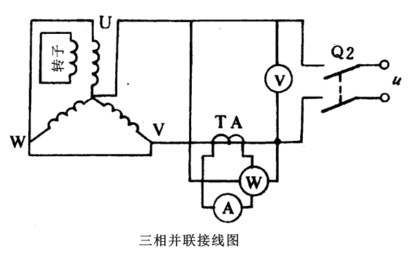 發(fā)電機零序電抗三相并聯(lián)試驗接線(xiàn)圖.png