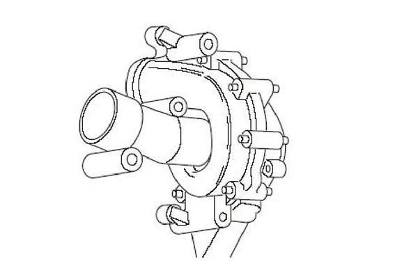 冷卻水泵外形圖-柴油發(fā)電機組.png