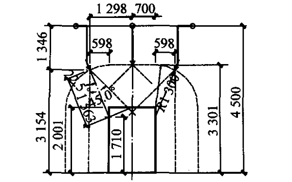 發(fā)電機房滅火系統側噴布置剖面圖.png