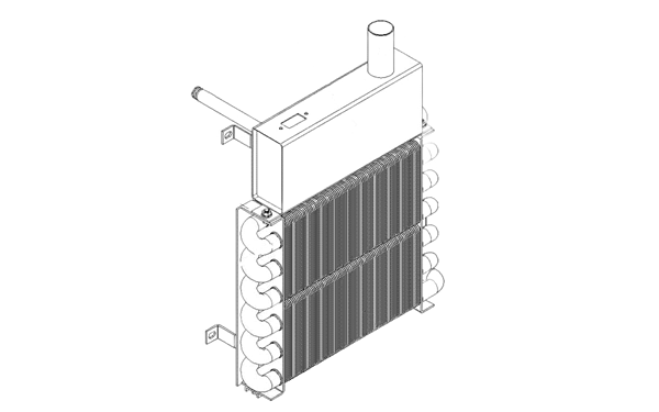 水箱散熱器外形圖-柴油發(fā)電機組.png