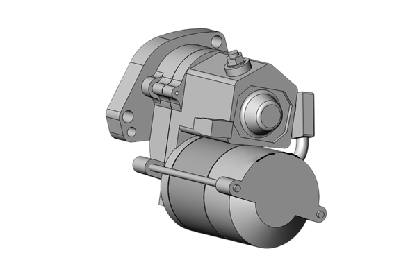 起動(dòng)機整體結構圖-柴油發(fā)電機組.png