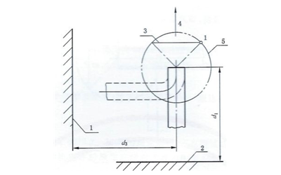 消聲器45°測量時(shí)傳聲器布置（垂直氣流）-柴油發(fā)電機組.png