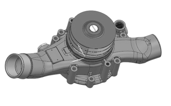 冷卻水泵總成模型圖-柴油發(fā)電機組.png