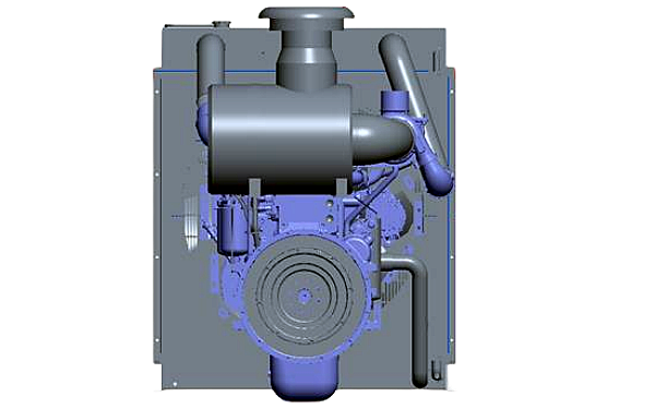 QSL8.9-G30東風(fēng)康明斯發(fā)動(dòng)機外形后視三維圖.png