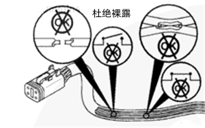 檢查有無(wú)損壞或裸露的導線(xiàn)-康明斯柴油發(fā)電機組.png