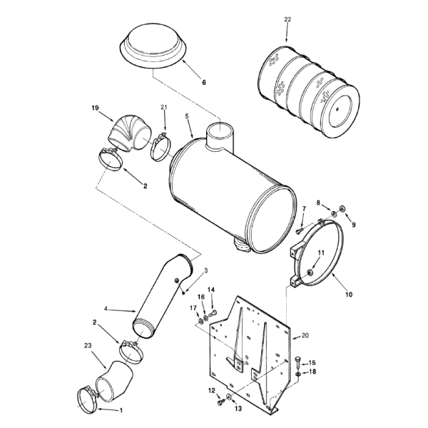 空氣濾清器（KTA19康明斯發(fā)動(dòng)機零件圖）.png