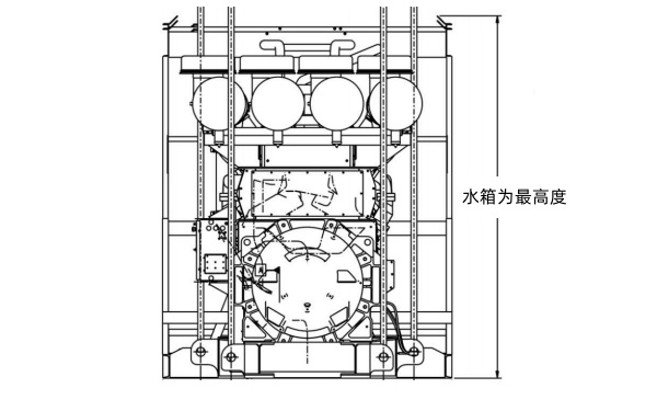 康明斯柴油發(fā)電機組吊裝后視圖.png