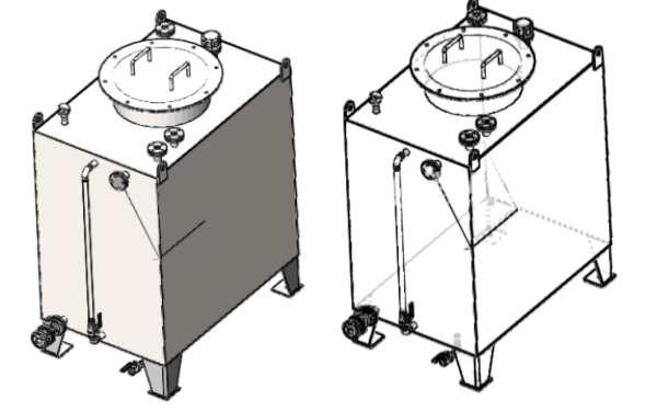 日用油箱主視圖-柴油發(fā)電機組.png