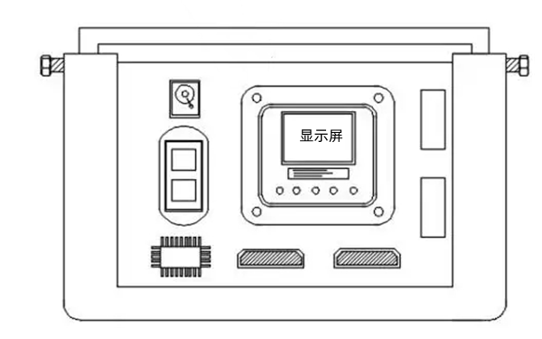 柴油發(fā)電機組控制屏面板示意圖.png