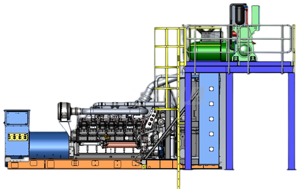 固定式柴油發(fā)電機組安裝示例（側視圖）.png