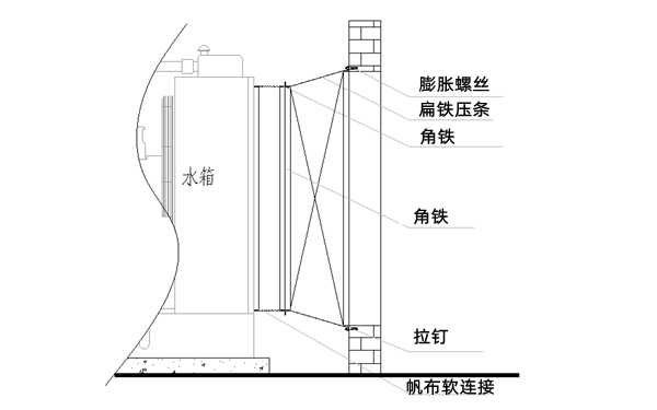 柴油發(fā)電機組排風(fēng)喇叭口安裝側視圖.png