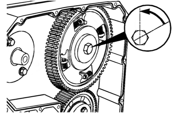 凸輪軸剪式齒輪擰松螺釘“一道”60度-柴油發(fā)電機組.png