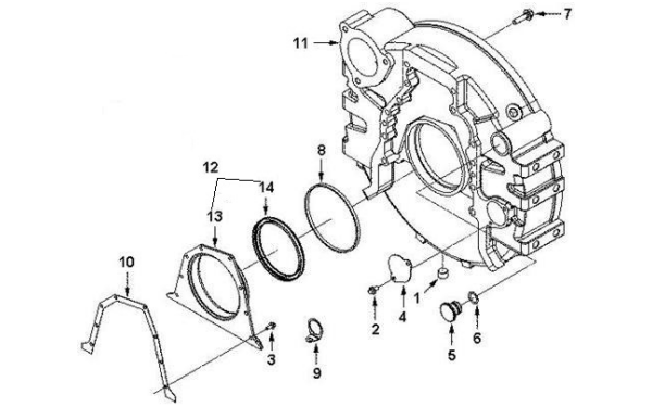 飛輪殼-6BT5.9G2康明斯柴油發(fā)電機組零件圖.png