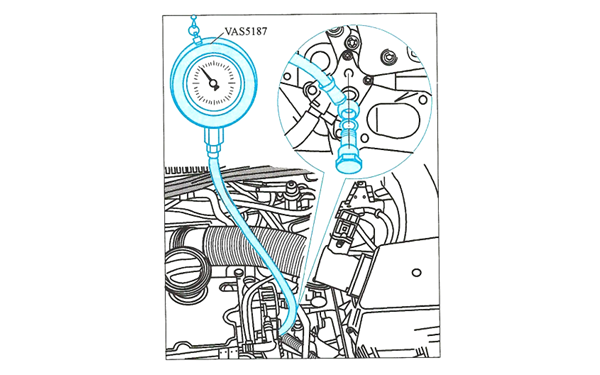 檢測燃油供給系統壓力示意圖-柴油發(fā)電機組.png