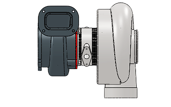 渦輪增壓器左視圖-柴油發(fā)電機組.png