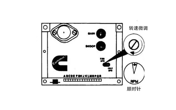 調速板調整示意圖-康明斯柴油發(fā)電機組.png