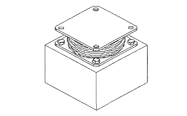 柴油發(fā)電機疊層橡膠減震器.png