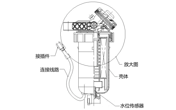 電噴柴油機的燃油濾清器結構圖.png