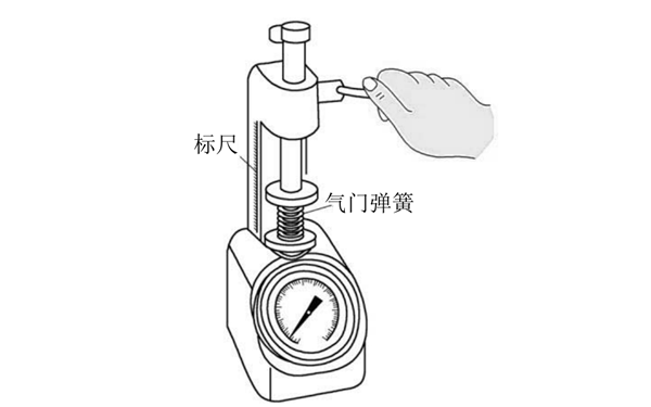 氣門(mén)彈簧自由長(cháng)度和彈力檢驗圖-柴油發(fā)電機組.png