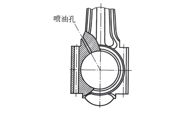 連桿大頭噴油孔示意圖-柴油發(fā)電機組.png