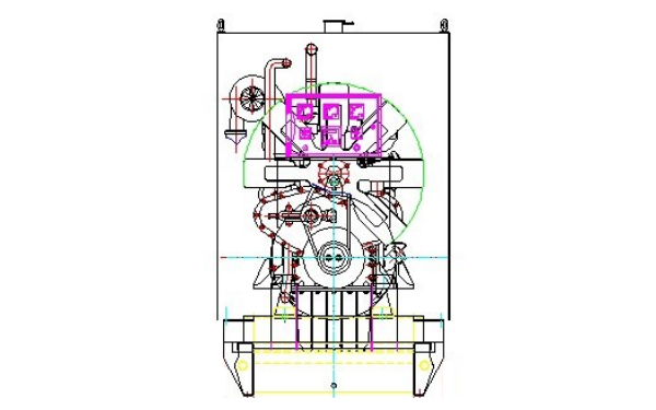 150KW柴油發(fā)電機組后視圖.png