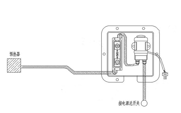 預熱裝置示意圖-柴油發(fā)電機組.png