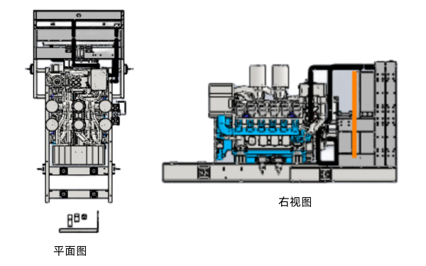 柴油發(fā)電機組的發(fā)動(dòng)機部分（裝配圖）.png