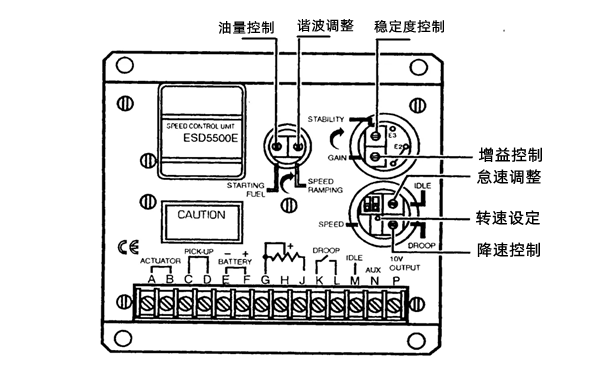 esd5500e電子調速器功能圖-柴油發(fā)電機組.png