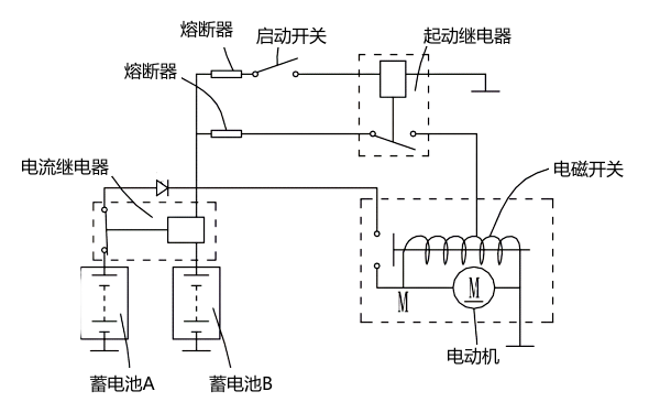 柴油機啟動(dòng)系統電路圖.png